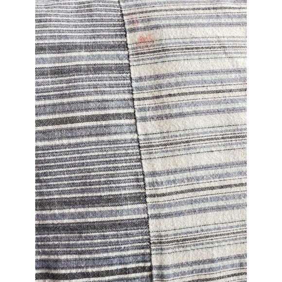 NAUTICA Shower Curtain 100% Cotton Patchwork Navy Blue Denim White 70" x 70" - Picture 12 of 12